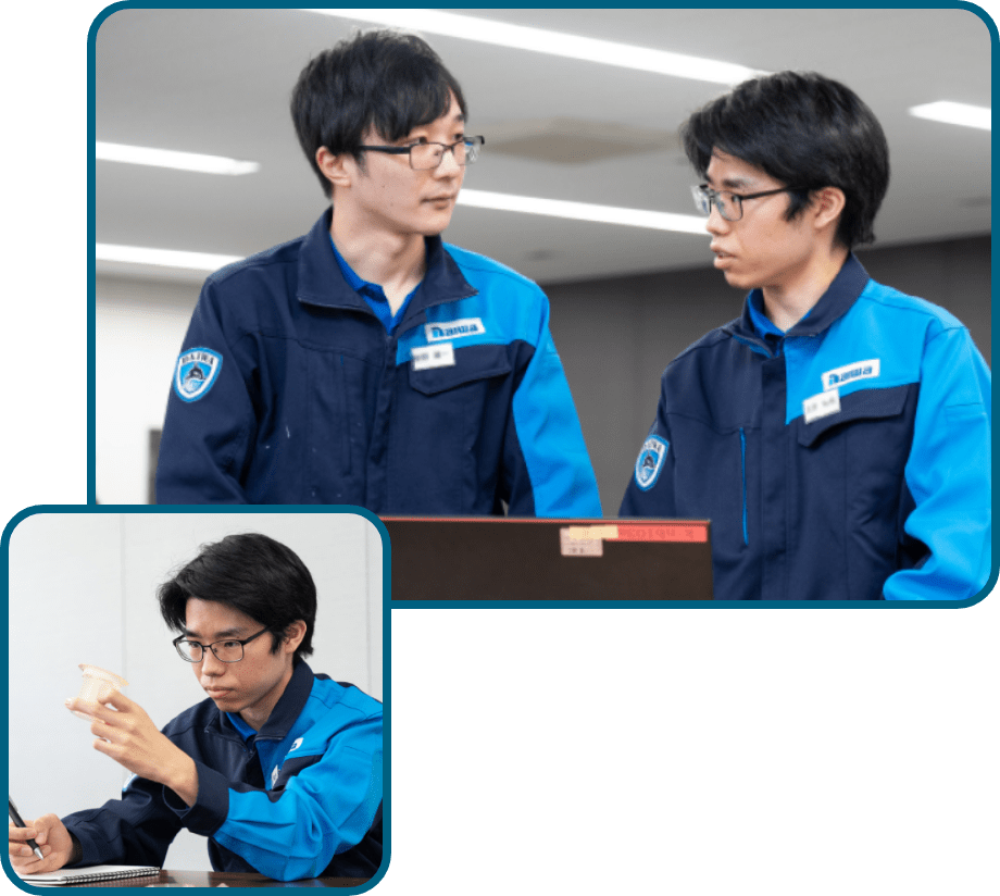 設計する社員の写真